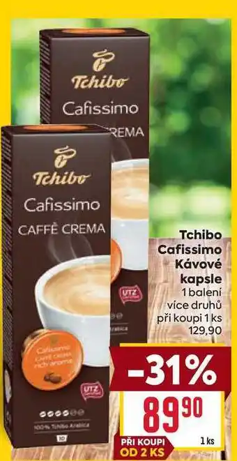 Billa Tchibo Cafissimo Κávové kapsle 1 balení nabídka