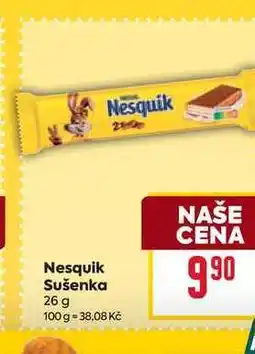Billa Nesquik Sušenka nabídka