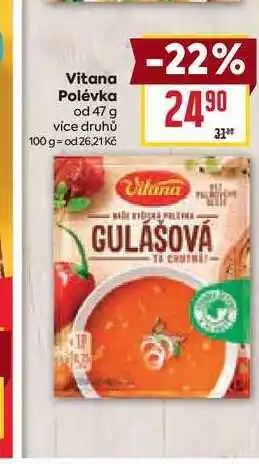 Billa Vitana Polévka od nabídka
