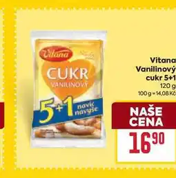 Billa Vitana Vanilinový cukr 5+1 120 g nabídka