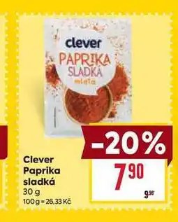 Billa Clever Paprika sladká nabídka