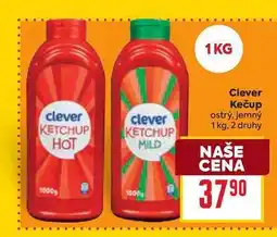Billa Clever Kečup ostrý, jemný nabídka