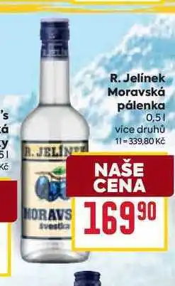 Billa R. Jelínek Moravská pálenka nabídka