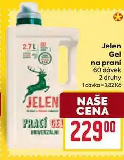 Billa Jelen Gel na praní 60 dávek nabídka