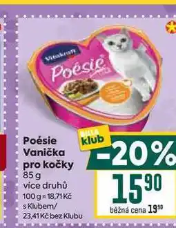 Billa Poésie Vanička pro kočky nabídka