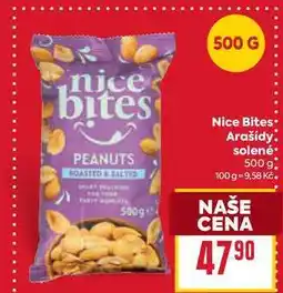 Billa Nice Bites Arašídy, solené nabídka