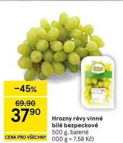 Tesco Hrozny révy vinné bílé bezpeckové nabídka