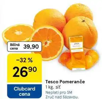 Tesco Pomeranče