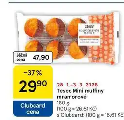 Tesco Tesco Mini muffiny mramorové nabídka