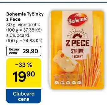 Tesco Bohemia Tyčinky z Pece, 80 g, více druhů nabídka