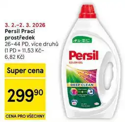 Tesco Persil Prací prostředek, 26-44 PD, více druhů nabídka