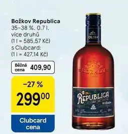 Tesco Božkov Republica 35-38 % nabídka