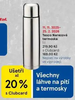 Tesco Tesco Nerezová termoska nabídka