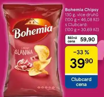 Tesco Bohemia Chipsy, 130 g, více druhů nabídka
