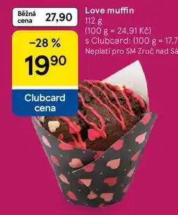 Tesco Love muffin nabídka