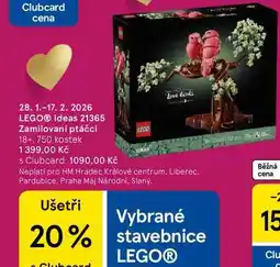 Tesco LEGO Ideas 21365 Zamilovaní ptáčci 18+, 750 kostek nabídka