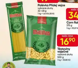 Hruška Bona Vita těstoviny 4 vaječné 500g, vybrané druhy nabídka