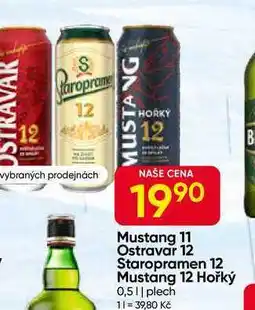 Hruška Mustang 12 Hořký 0,5l plech nabídka