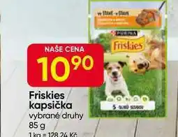 Hruška Friskies kapsička vybrané druhy nabídka