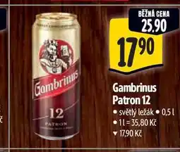 Albert Gambrinus Patron 12 nabídka