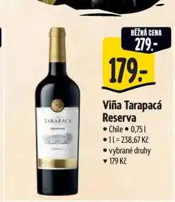 Albert Viña Tarapacá Reserva 0,75 nabídka