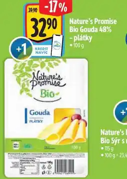 Albert Nature's Promise Bio Gouda 48% - plátky nabídka