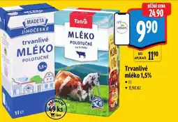 Albert Trvanlivé mléko 1,5% nabídka