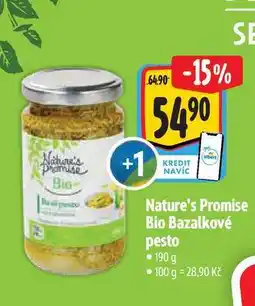 Albert Nature's Promise Bio Bazalkové pesto nabídka