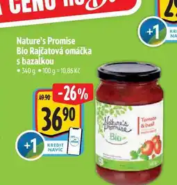 Albert Nature's Promise Bio Rajčatová omáčka s bazalkou nabídka