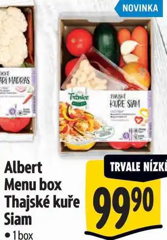 Albert Albert Menu box Thajské kuře Siam 1 box nabídka