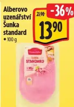 Albert Alberovo uzenářství Šunka standard nabídka