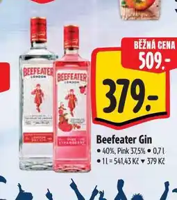 Albert Beefeater Gin 40%, Pink 37,5% nabídka