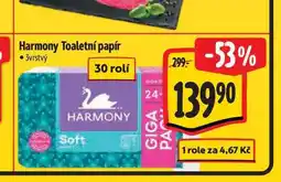 Albert Harmony Toaletní papír 3vrstvý 30 rolí nabídka