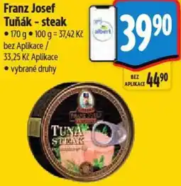 Albert Franz Josef Tuňák - steak nabídka