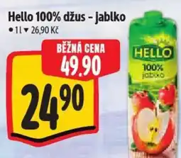 Albert Hello 100% džus - jablko nabídka