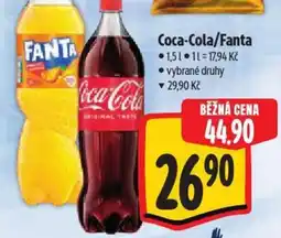 Albert Coca-Cola/Fanta nabídka