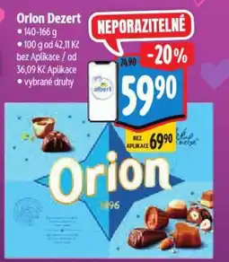 Albert Orion Dezert nabídka