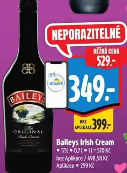 Albert Baileys Irish Cream nabídka