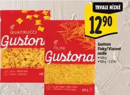 Albert Gustona Fleky/Vlasové nudle nabídka