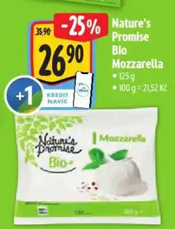 Albert Nature's Promise Bio Mozzarella nabídka