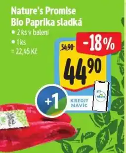 Albert Nature's Promise Bio Paprika sladká nabídka