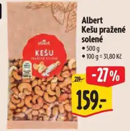 Albert Albert Kešu pražené solené nabídka