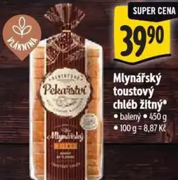 Albert Mlynářský toustový chléb žitný nabídka