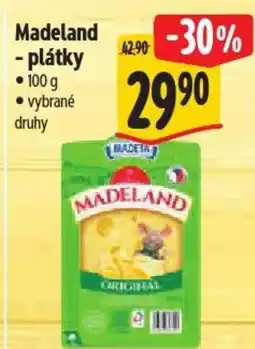 Albert Madeta Madeland - plátky nabídka