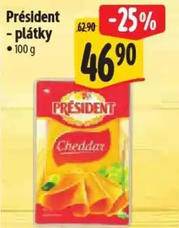 Albert Président - plátky nabídka