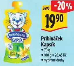 Albert Pribináček Kapsík nabídka