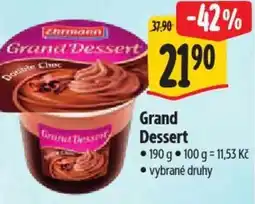 Albert Grand Dessert nabídka