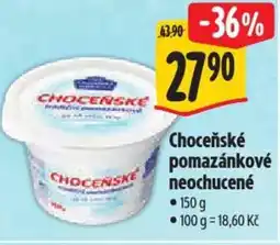 Albert Choceňské pomazánkové neochucené nabídka