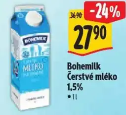 Albert Bohemilk Čerstvé mléko 1,5% nabídka