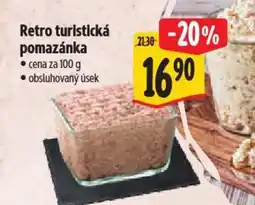 Albert Retro turistická pomazánka nabídka